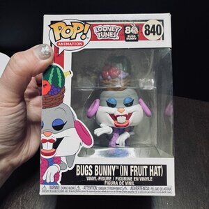 Funko Pop! Animation- Looney Tunes, Bugs Bunny in Fruit Hat #840
